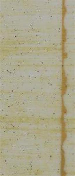 Wachsplatte elfenbein-gold-schwarz getupft