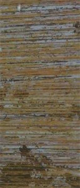 Wachsplatte blau-gold gestreift