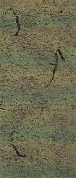 Verzierwachsplatte silber-hellblau-schwarz gesprenkelt