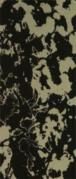 Wachsplatte schwarz-silber geprägt