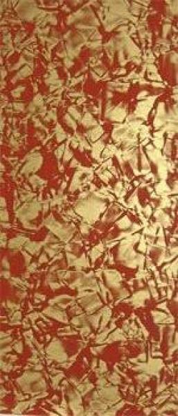 Wachsplatte terra-gold marmoriert