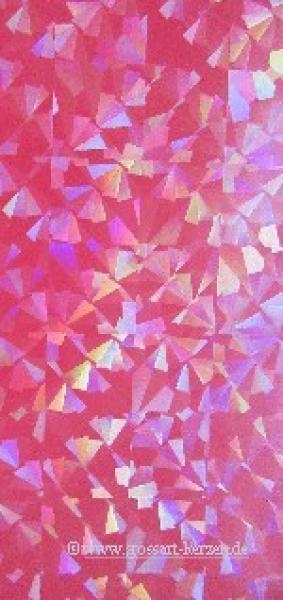 Wachsplatte fuchsia diamanteffekt