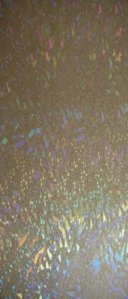 Wachsplatte bronzegold diamanteffekt