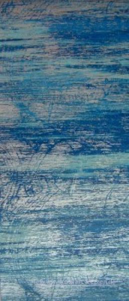 Verzierwachs, Wachsplatte blau-türkis-silber