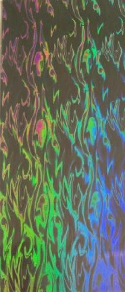 Wachsplatte schwarz irisierend