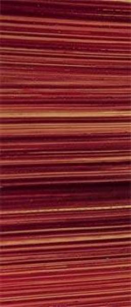 Wachsplatte rot-gold bemalt