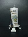Geburtstagskerze "Zum 80. Geburtstag"