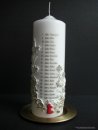 Hochzeitskerze "Zum Hochzeitstag"
