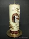 Hochzeitskerze "Zur goldenen Hochzeit"