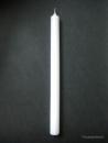 Kerzenrohling Kommunionkerze weiss 415x30 mm
