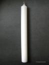 Kerzenrohling Kommunionkerze weiss 400x40 mm