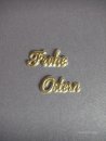 Wachsschriftzug "Frohe Ostern"