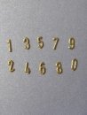 Wachszahlen  0-9 10mm Set