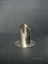 Leuchter  matt silber - für Kerze 40mm