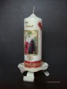 Fotokerze,Hochzeitskerze "Zur Hochzeit"