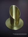 Leuchter Metall matt für Kerze 40mm