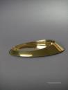 Kerzenteller oval," Sonderleuchter"gold poliert